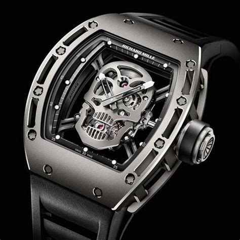 richard mille tourbillon skull rm052 replica|richard mille tourbillon headbone.